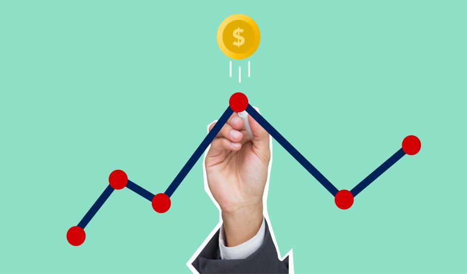 Illustration of a graph highlighting financial growth, with upward-trending lines symbolizing increased profits or revenue