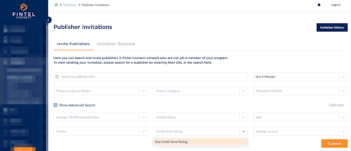 Customer acquisition in banking - finding and inviting publishers