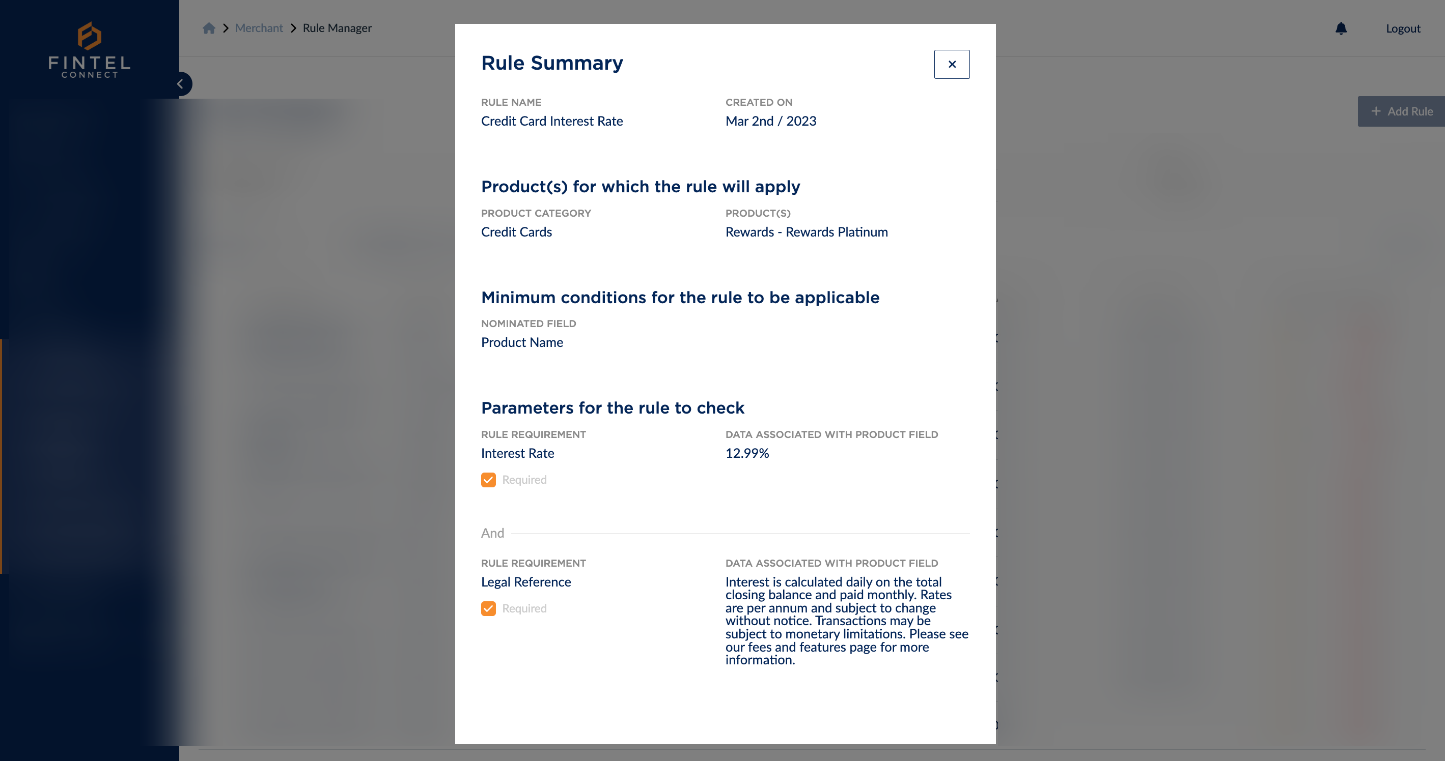 marketing regulatory compliance with a rules based system