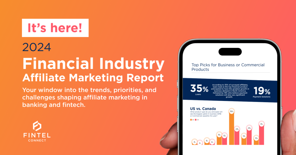 Financial Industry Affiliate Marketing Report Graphic goes live which is a window into the trends, priorities and chalenges shaping affiliate marketing in banking and fintech.