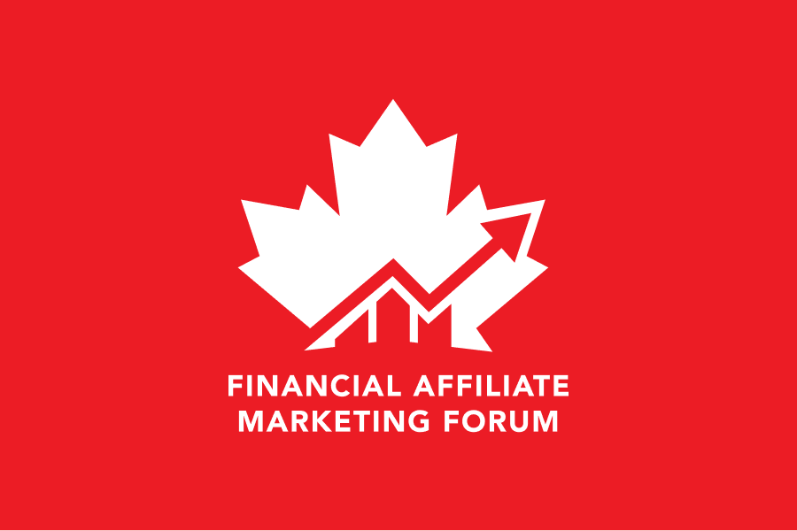 Financial Affiliate Marketing Forum logo on red background, representing the 2026 event for financial services affiliate marketing professionals