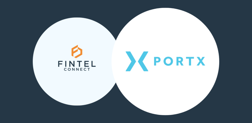 Fintel Connect partners with PortX to Promote Financial Institutions Digital Growth