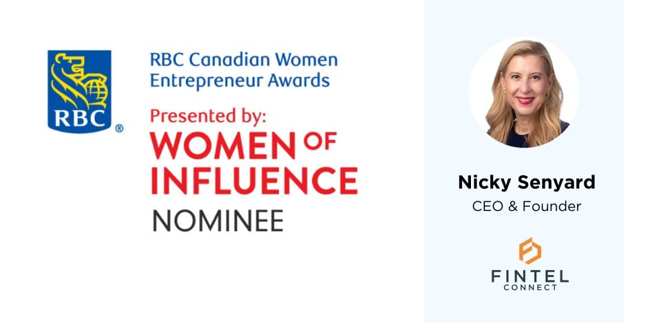 Fintel Connect CEO Nominated for RBC Canadian Women Entrepreneur Awards