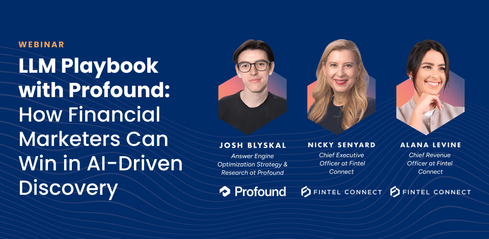 Webinar Recap: How Financial Marketers Can Win in AI-Driven Discovery