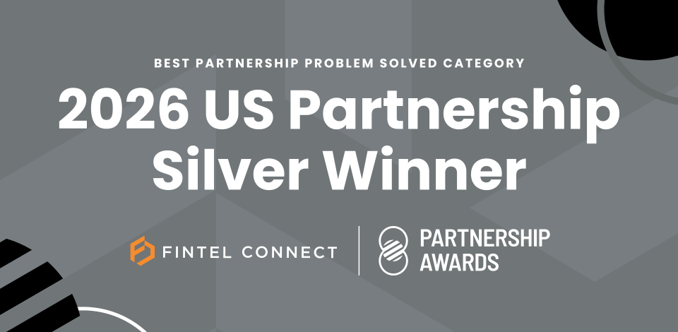 Fintel Connect and FVCbank Win Silver at the 2026 US Partnership Award for Best Partnership Problem Solved
